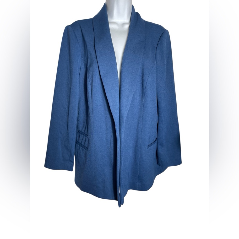 Alfani‎ Blazer size 14 blue Modern Minimalist Design PERFECT 💙💙💙